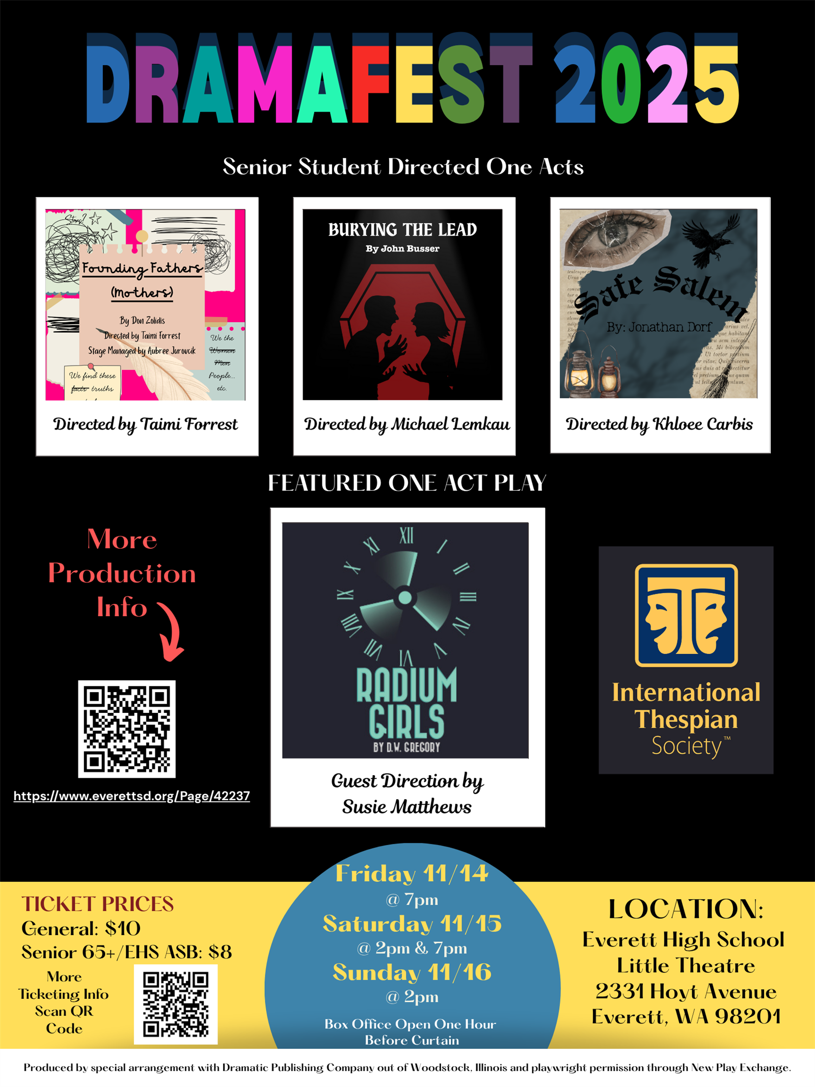 Dramafest Poster Fall 2023 Dramafest Poster Fall 2023